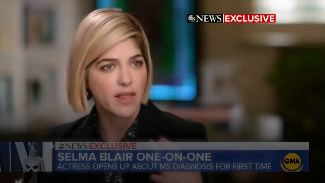 Click to play video: 'Selma Blair gives first interview since MS diagnosis: ‘I cried’'