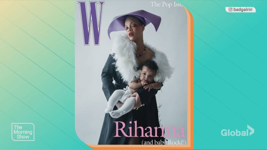 Click to play video: 'Rihanna’s 7-month-old Rocki Irish Mayers debuts on cover of W Magazine'